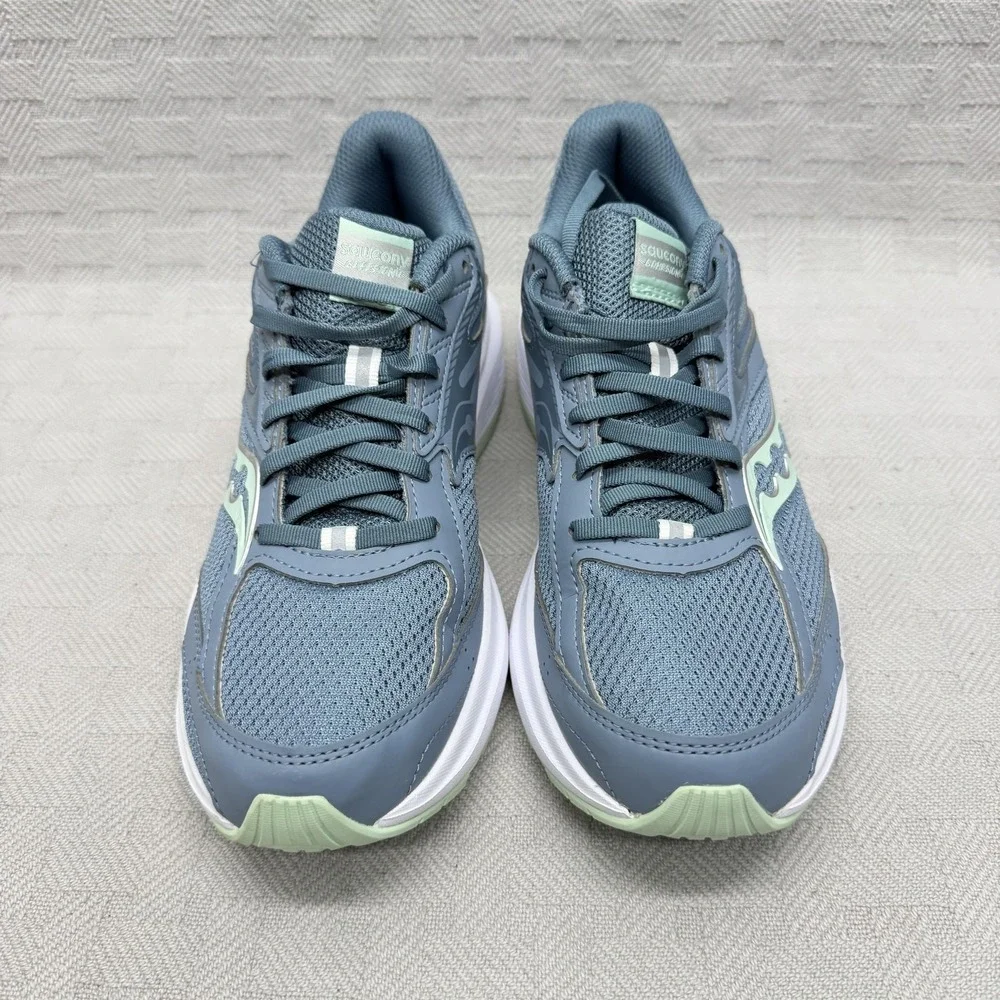 Saucony Women's Cohesion 17 Running Shoes Size 8.5 Mirage/Jade Blue‎